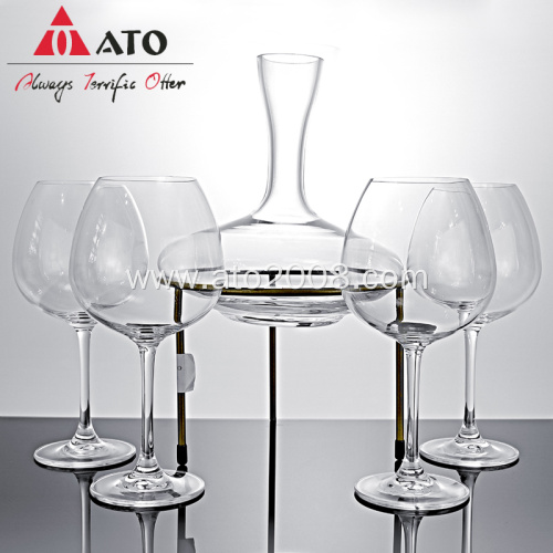 ATO Crystal Whiskey Decanter Set wine glass set